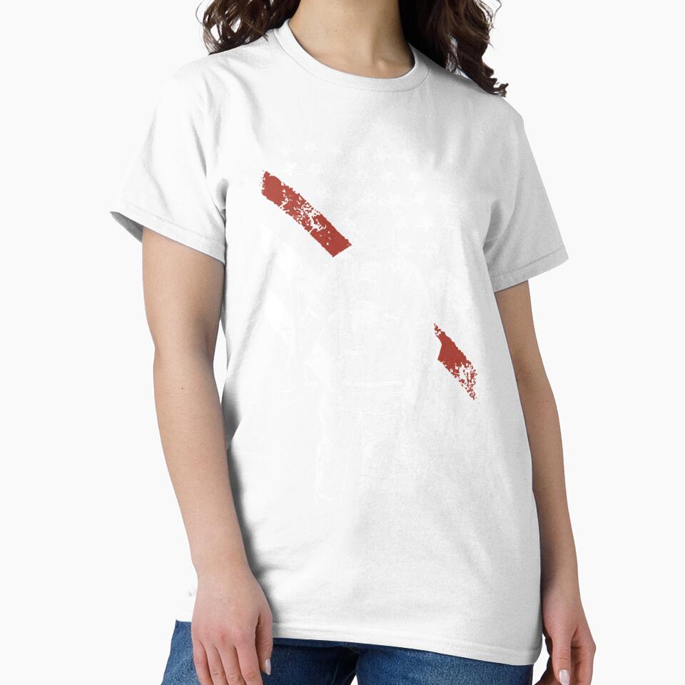 Firefighter Exclusive Thin Red Line Hanes Tagless by Janaatfield