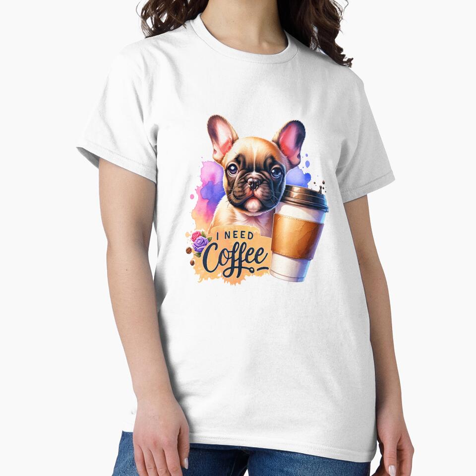 Puppies & Coffee - Adorable Designs for T-Shirts, Stickers & More by artedigital99