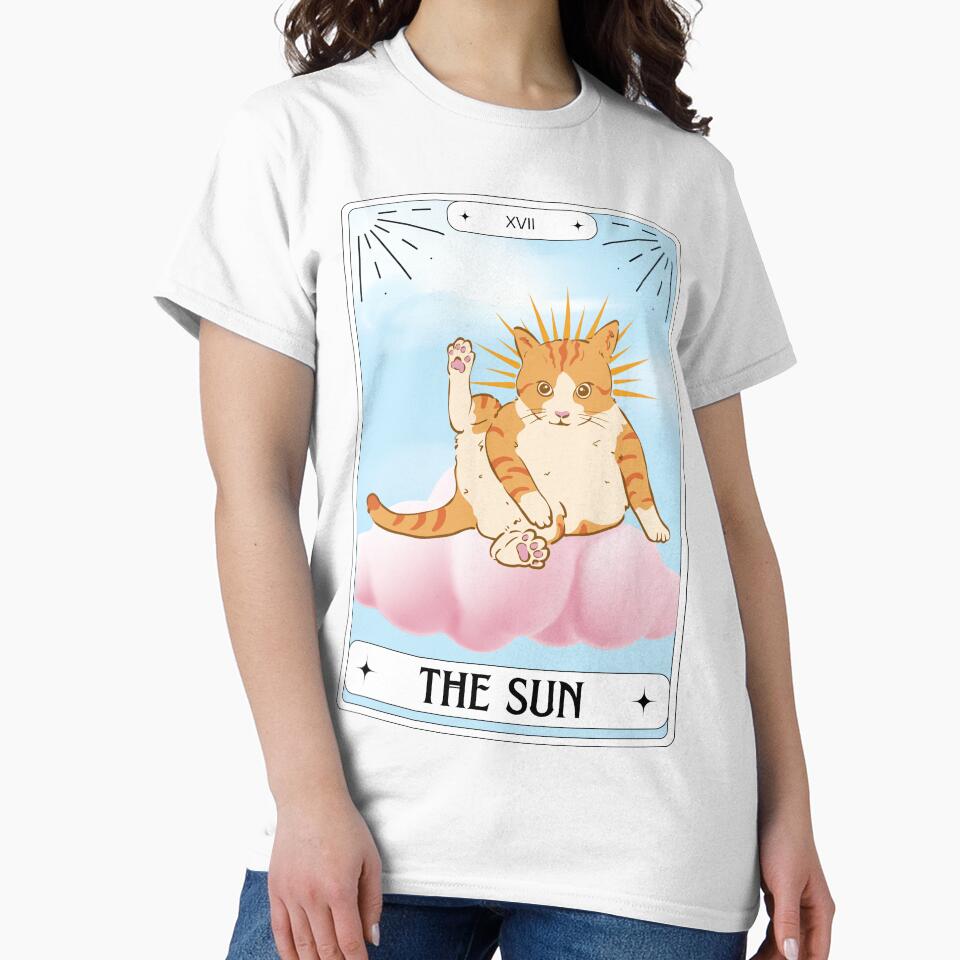 Tarot Card Orange Cat The Sun by BettySpicer