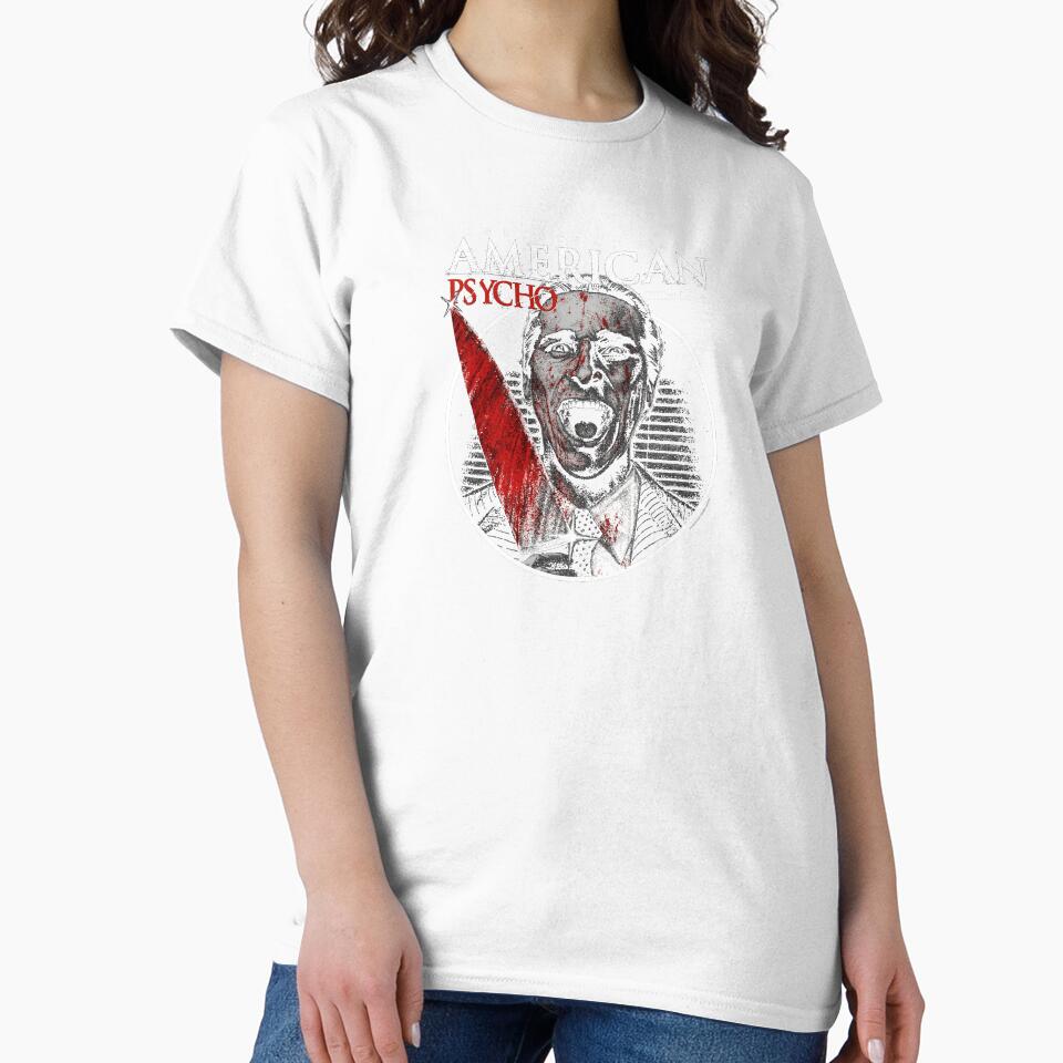 American Psycho Knife Horror Portrait by Adenahilton