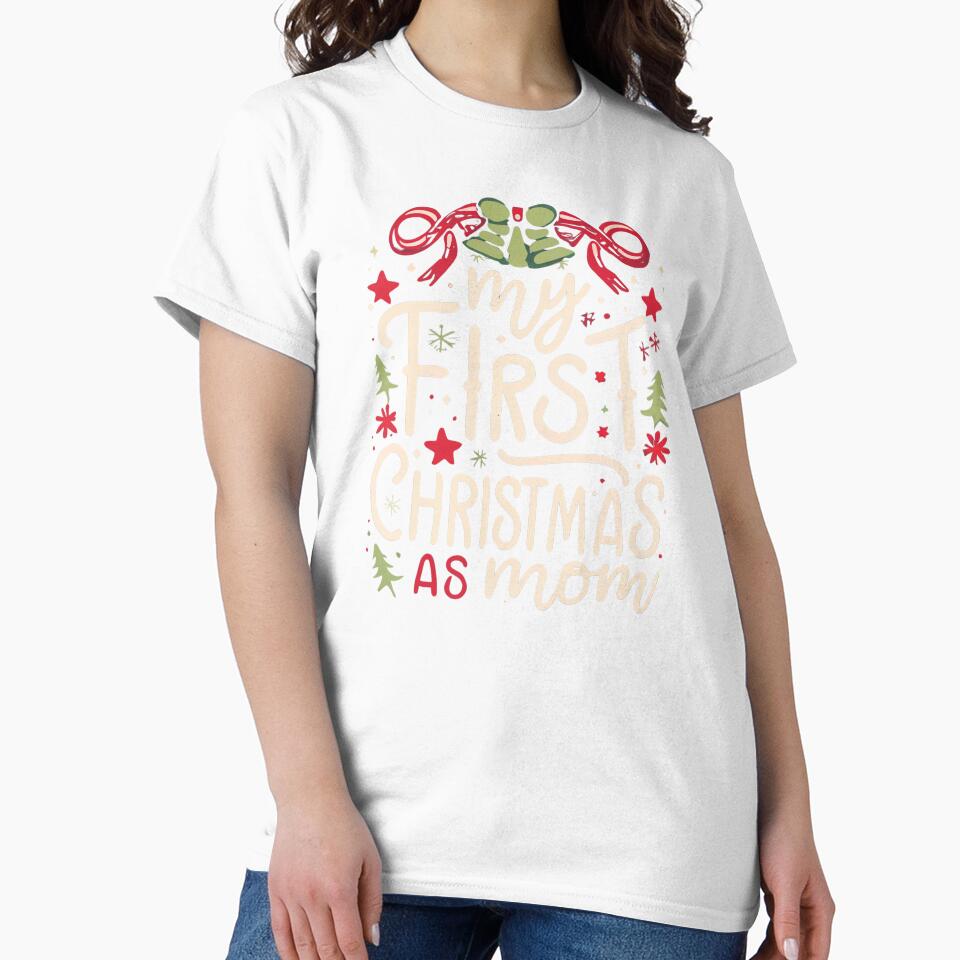 My First Christmas As Mom by Itsheartshop