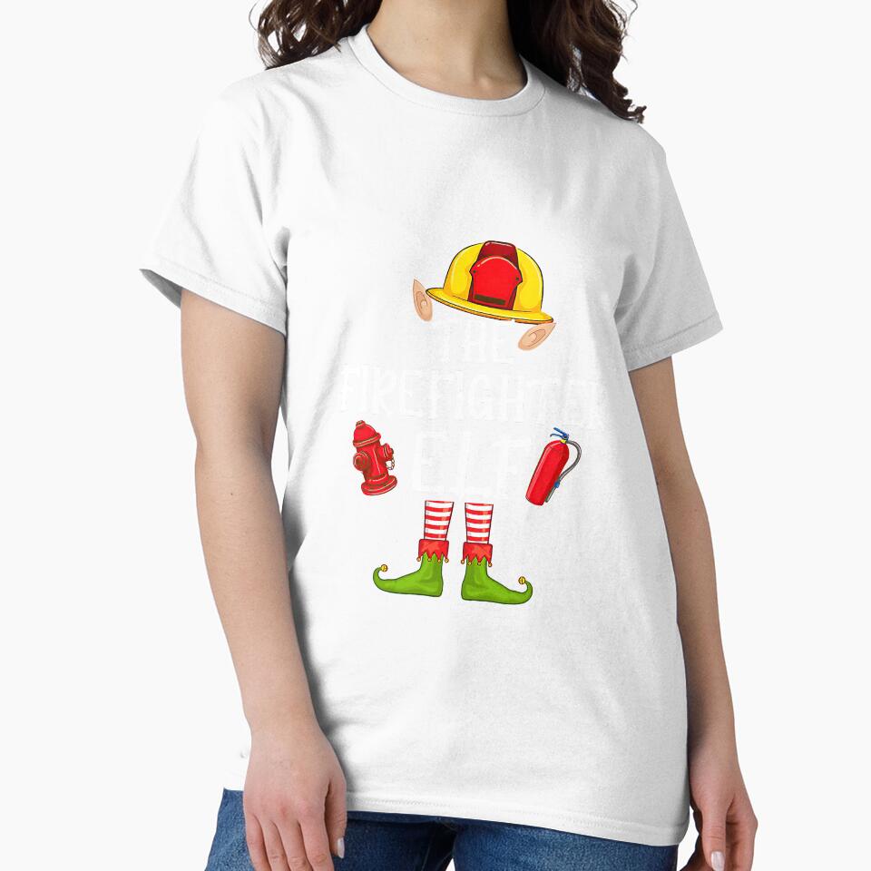 Firefighter Elf Family Matching Group by YesterDayCheck