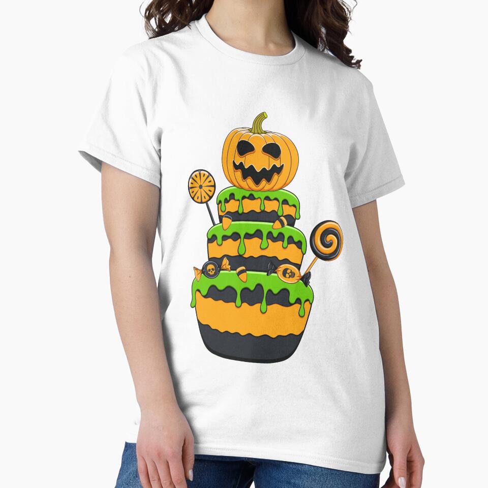 Cake of sweets, candies, pumpkin and lollipops. by RizikCat
