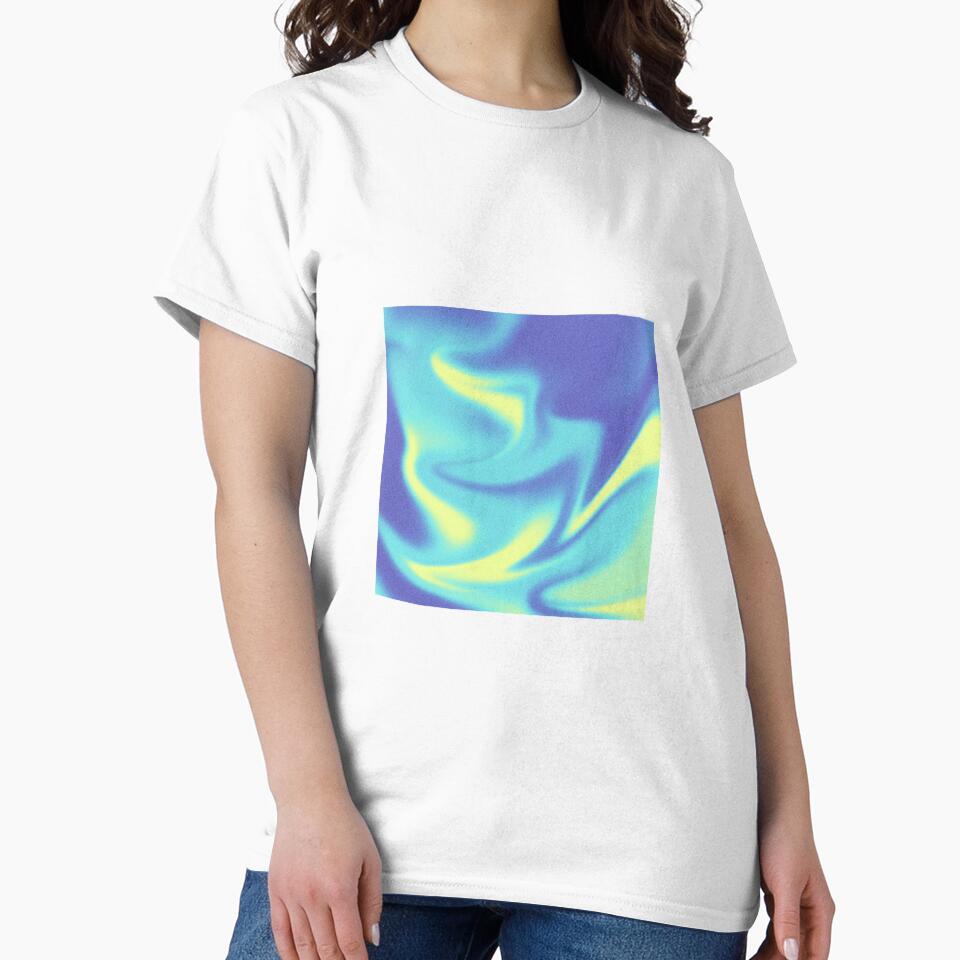 Ocean blue and Yellow liquid gradient by Pattrenonly