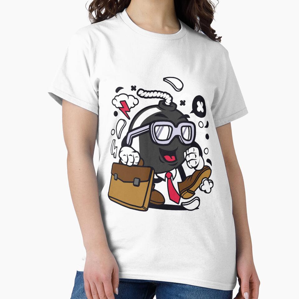 Businessman Bomb Cartoon Character - Fun Design for people who like things a little crazy in the Business World! by Nickelparis