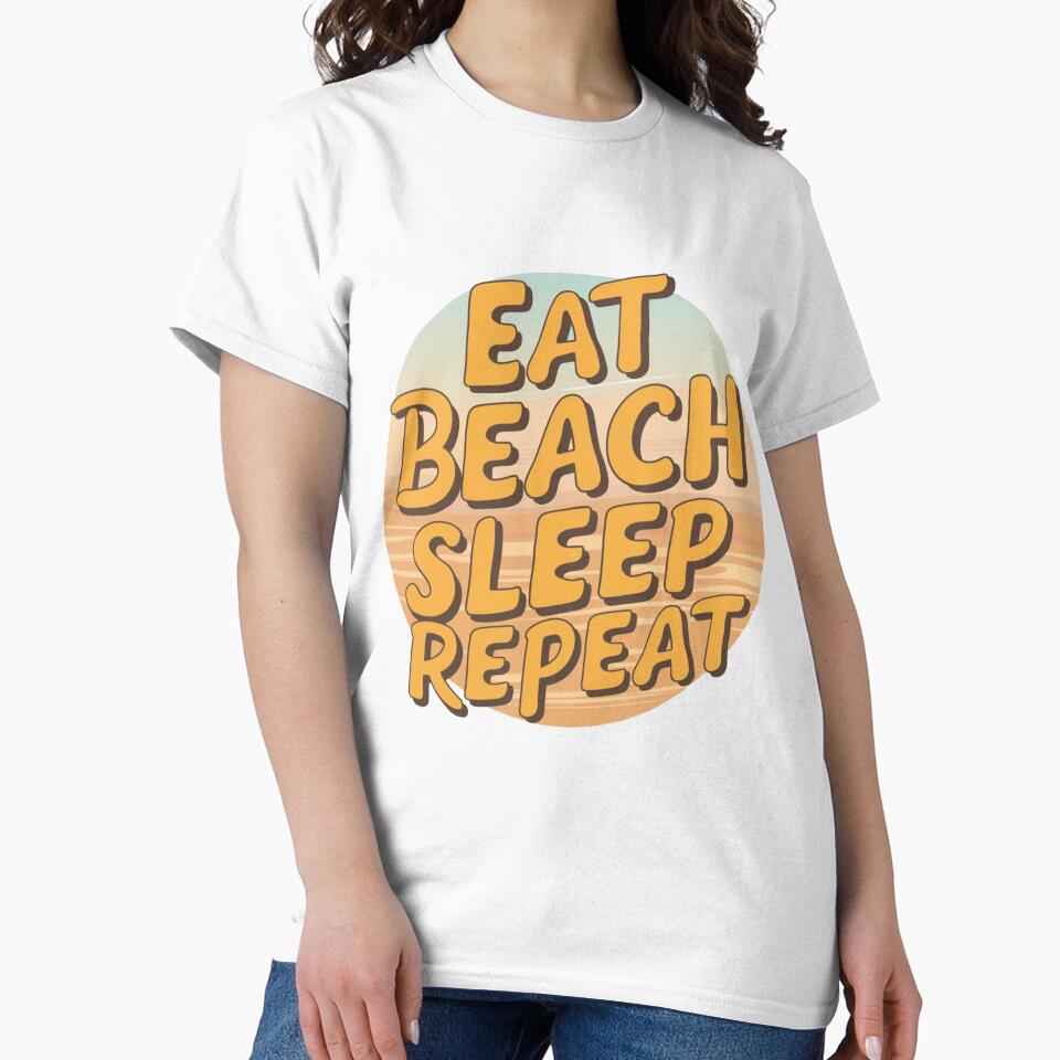 Eat Beach Sleep Repeat by IWANNAIGUANA