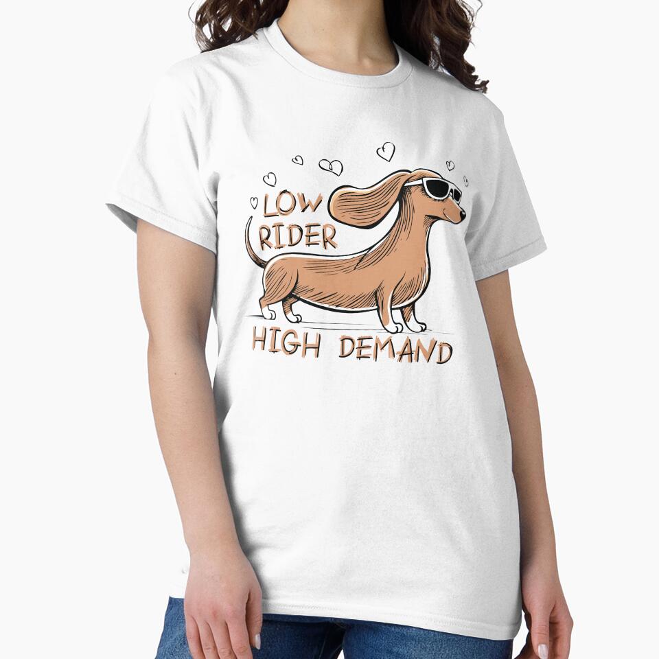 Low Rider High Demand Dachshund Wiener Dog by PCStudio57