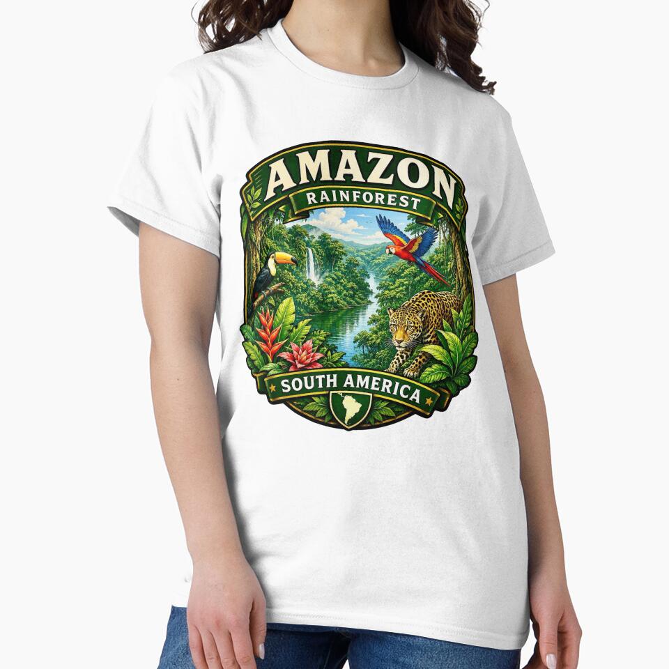Amazon Rainforest - South America by Myra365Art