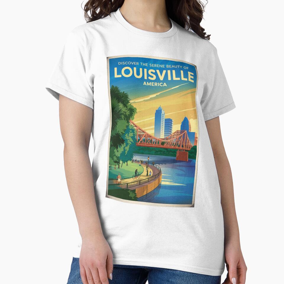 Louisville Vintage Travel Poster by TravelerRat