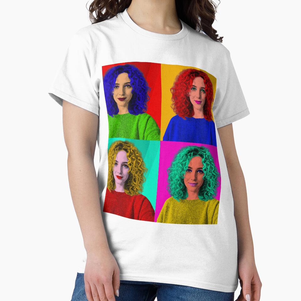 Custom Pop art portrait by Nora Gad