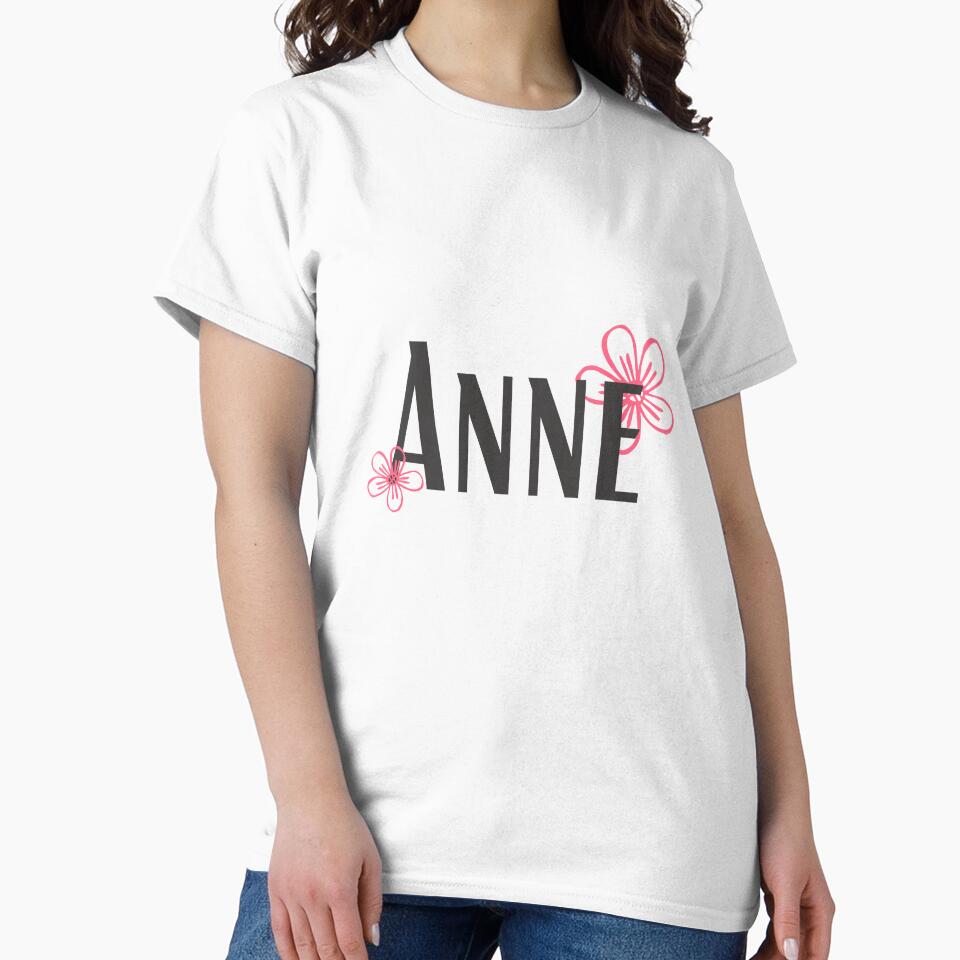 ANNE Name with flowers by Rocky Designs