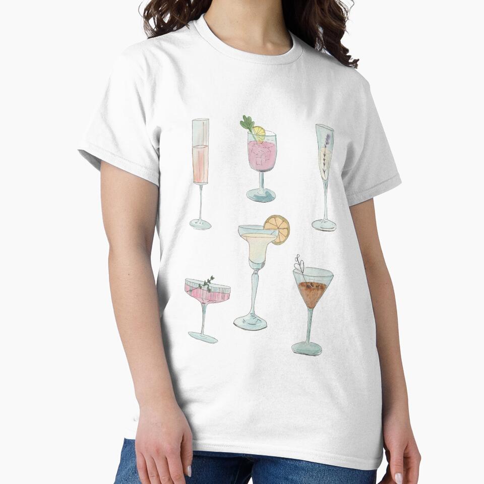 Cocktail - Watercolour Illustration by LLilyArt
