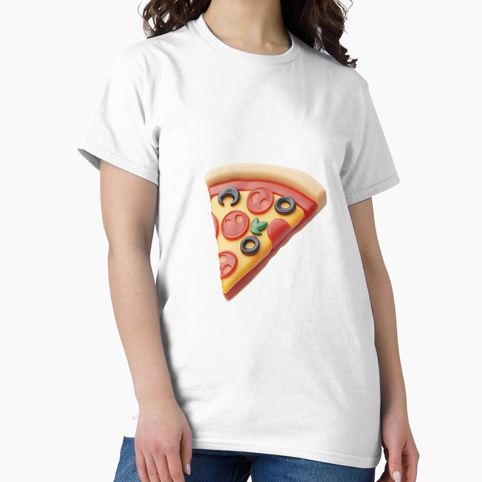 Cartoon Style Pizza Logo Stickers, Logo, Illustration, Wall arts, Art Prints and More by Kevin Lou