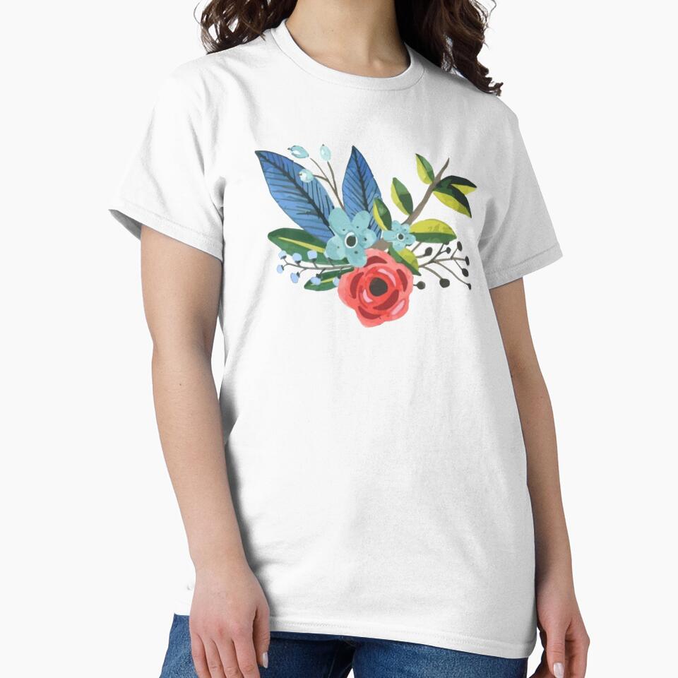 Summer flowers sticker pack, shirts, masks and more by PaperDreamPod