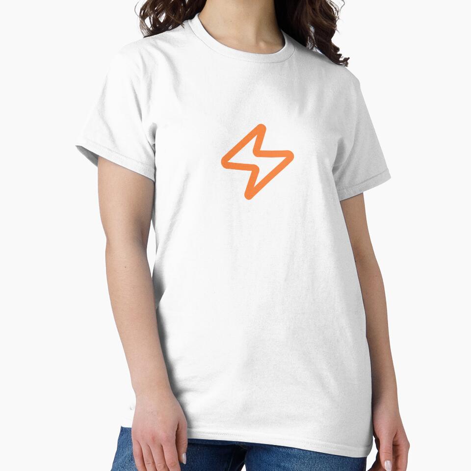 Lightning Icon in Orange - Fast Web Design by SchnellSite