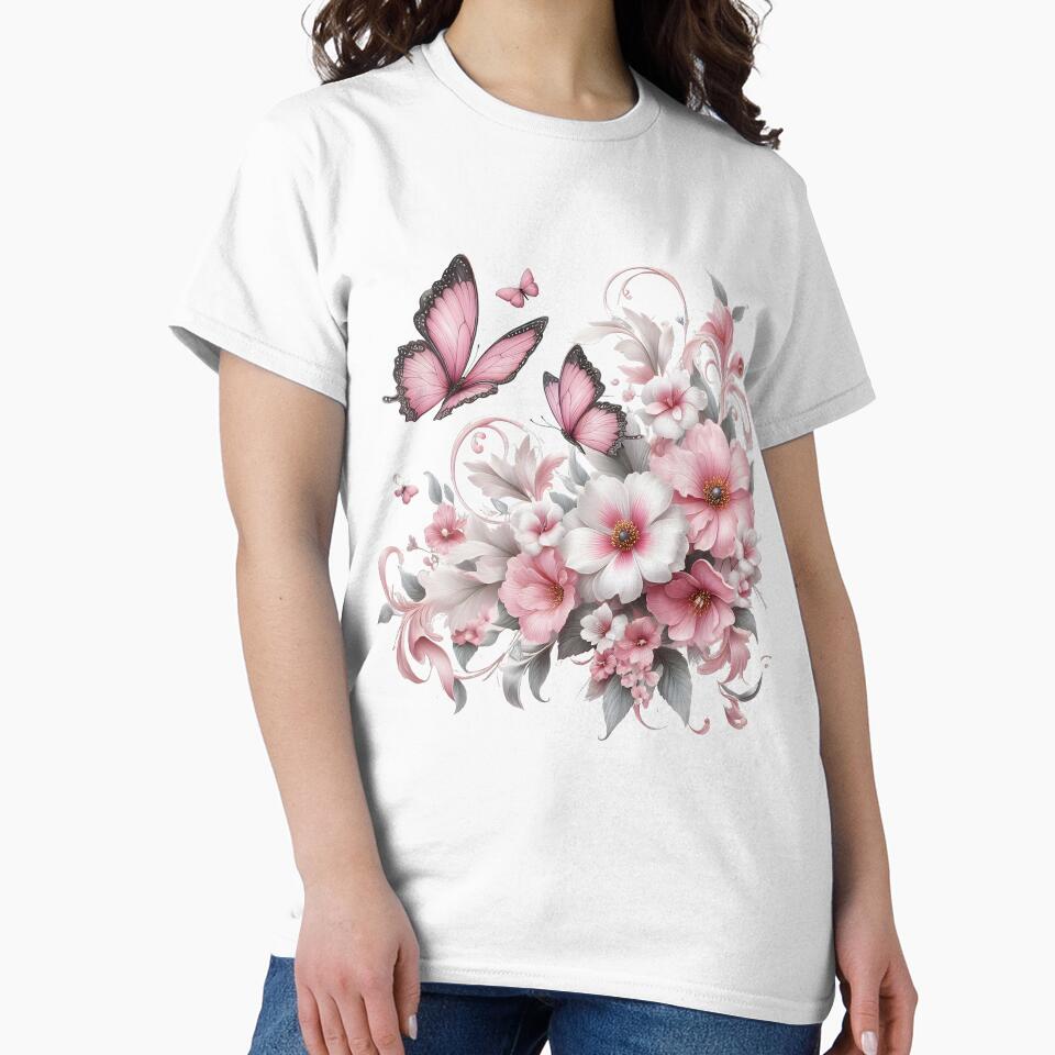 For Mom 2024: 3D Flowers with Butterflies by sofia1971