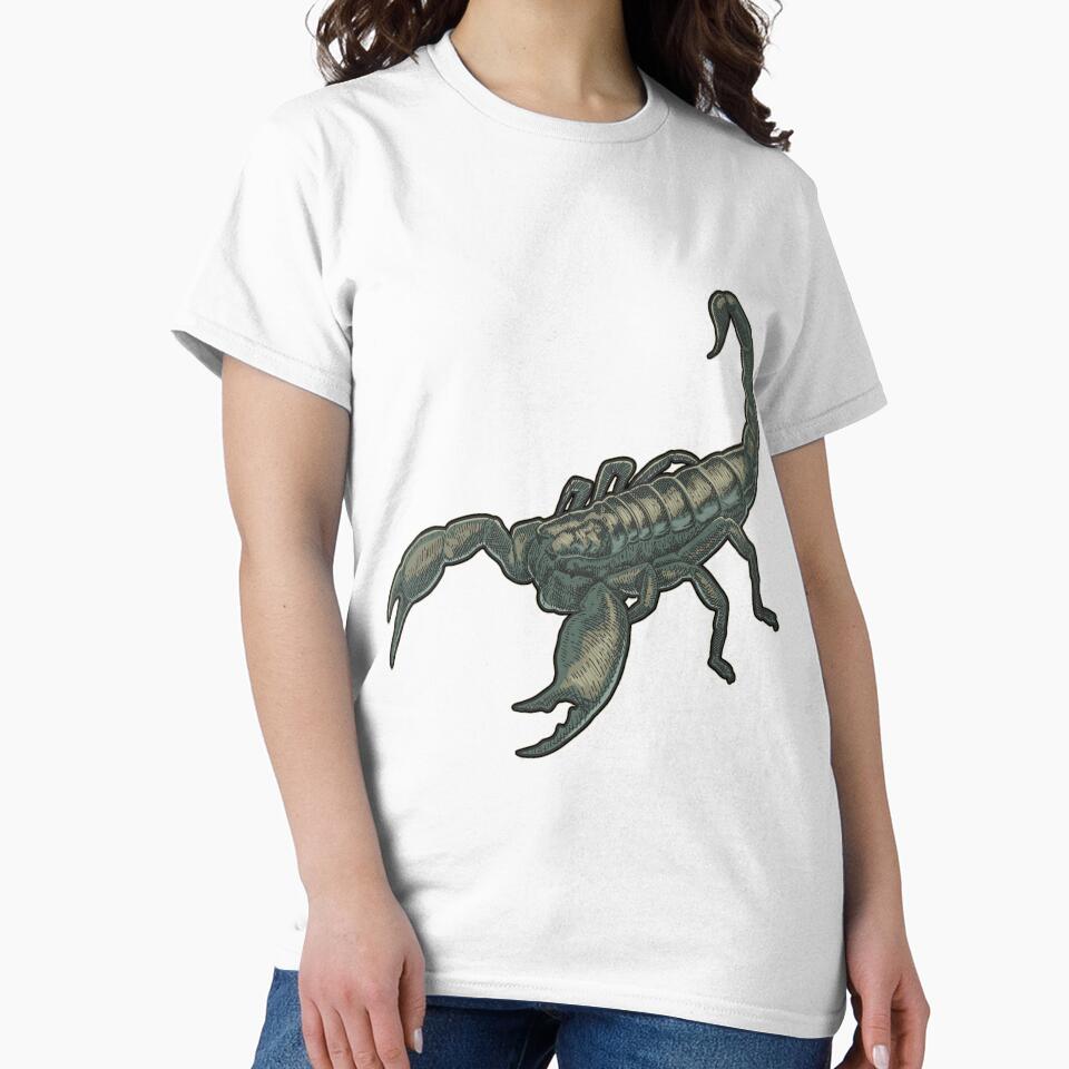 Hand Drawn Scorpion Art by JTS STORE