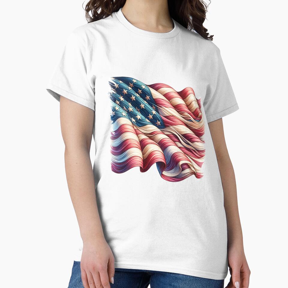 USA Flag Illustration – Patriotic Stars and Stripes Design by artedigital99