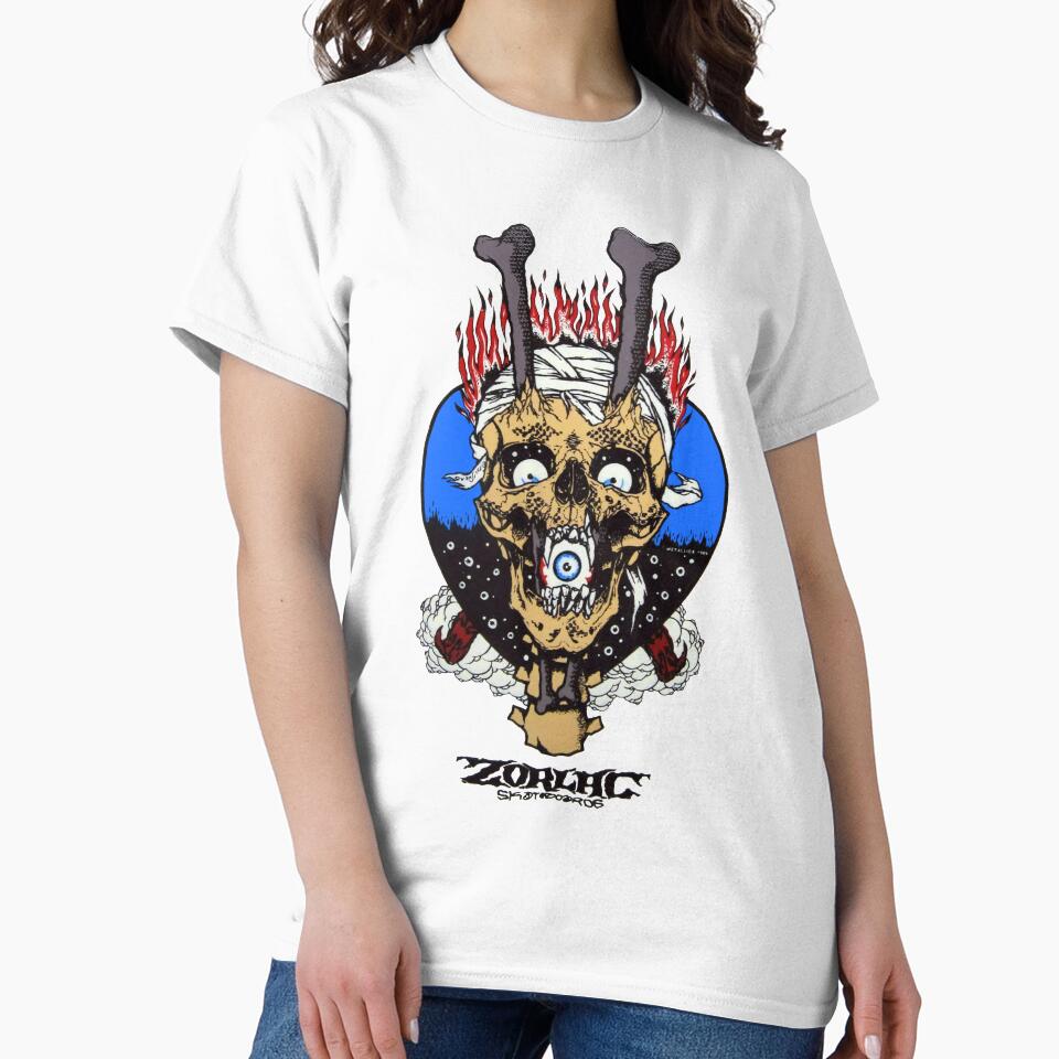 Pushead Zorlac Chopstix Skull by Pus Fan