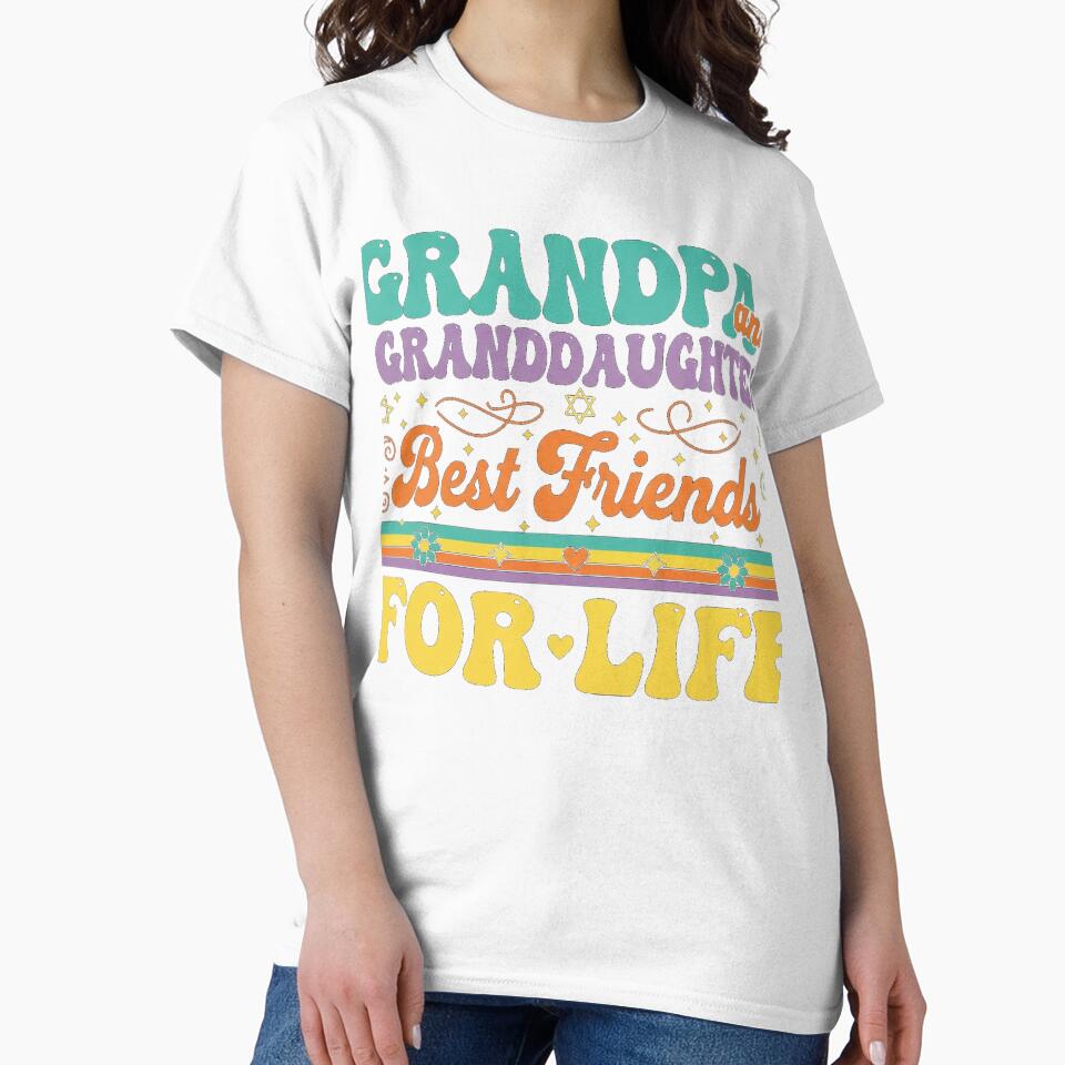 Grandpa And Granddaughter Best Friends For Life Minimalist by Designs-RZ