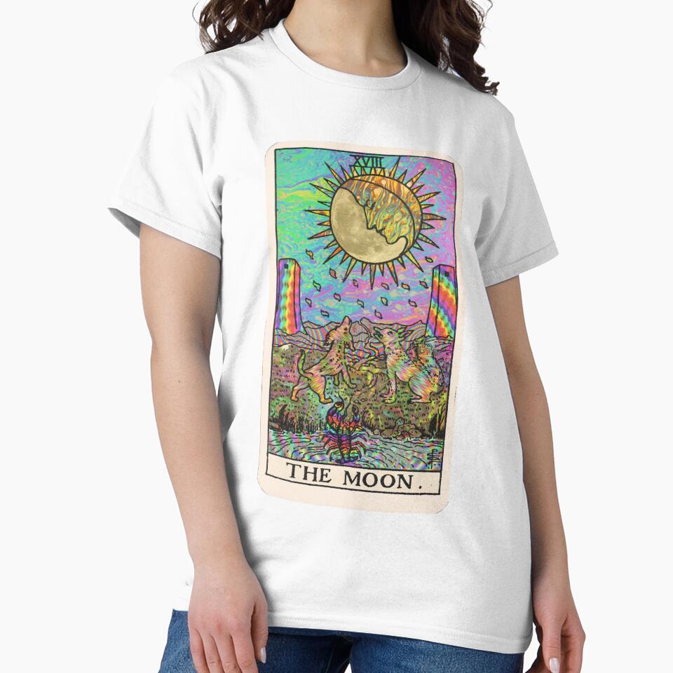 Psychadelic Tarot- The moon by bexsimone