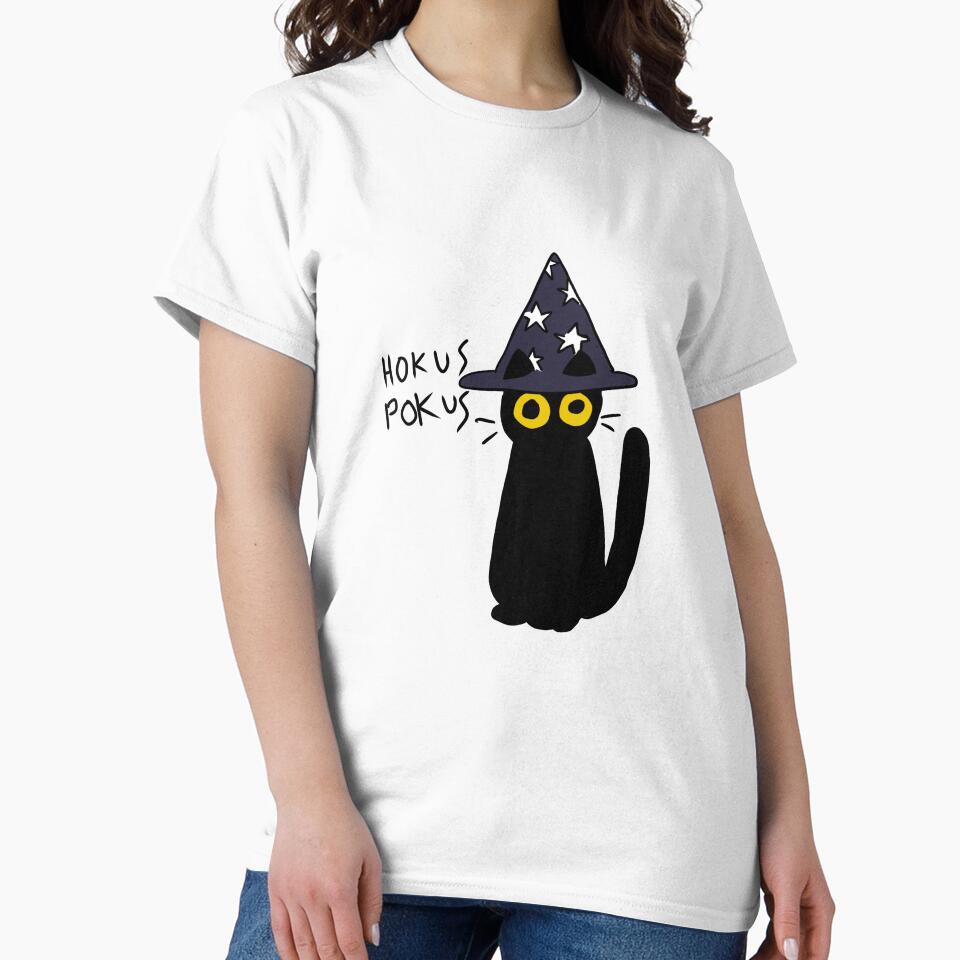 funky black cat wizard by maryflo
