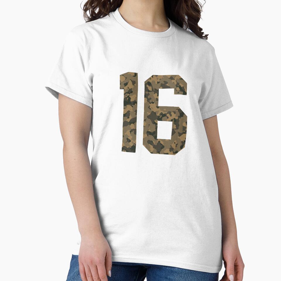 Army Camouflage Number 16 - Sports Numbers by NECHSTORE