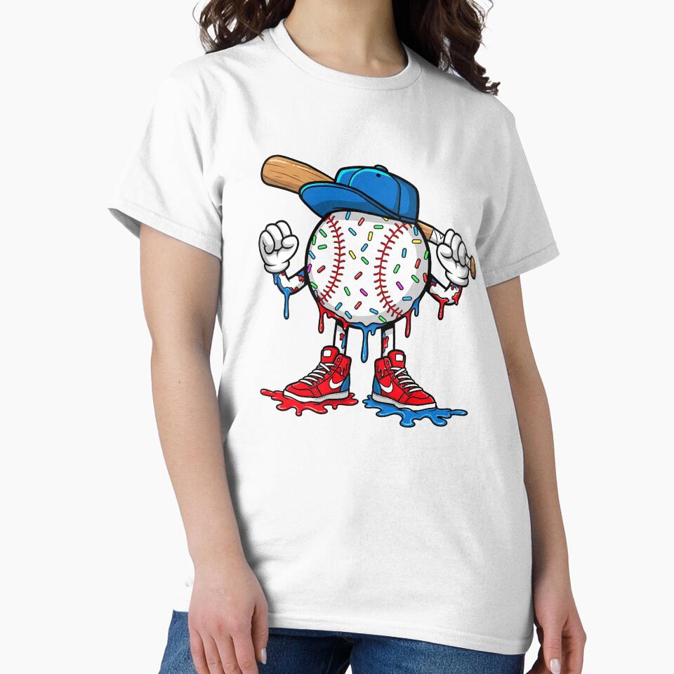 Baseball Lifestyle 101 Apparel Youth Baseball Drip Icecream by facegm