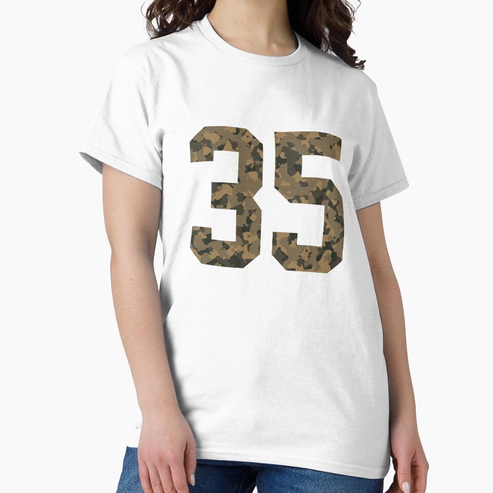 Army Camouflage Number 35 - Sports Numbers by NECHSTORE