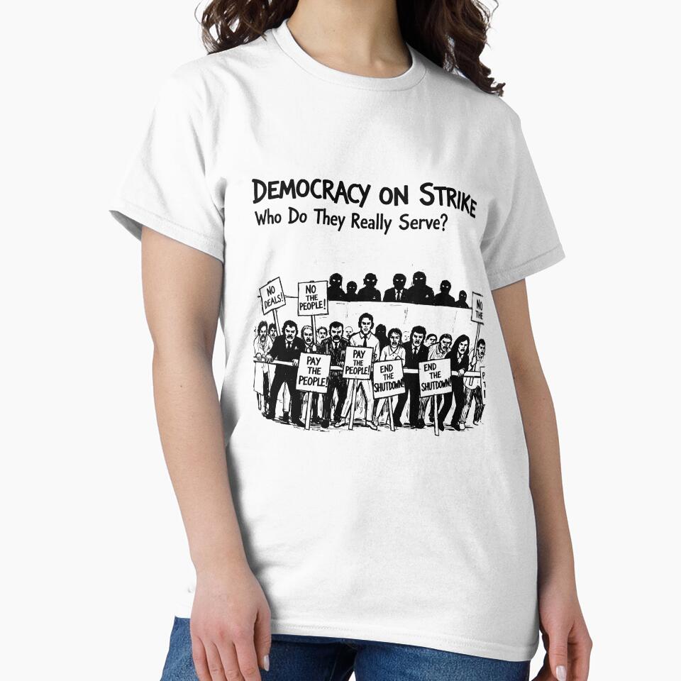 Black and White Civil Unrest with Bold Protest Signs by SplashTastic