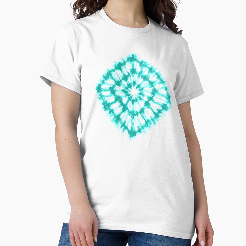 Blue Tie dye print by Mande Arts