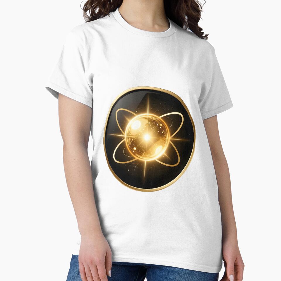 Golden Photon | Luxury Physics Symbol by simaso