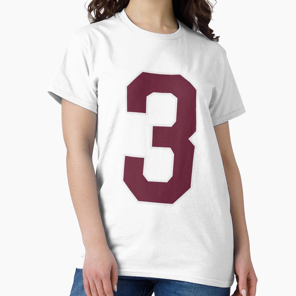 "Number 3 Bold Design - Collegiate Numbers, Varsity Style, Personalized Monogram Art" by artworkathome