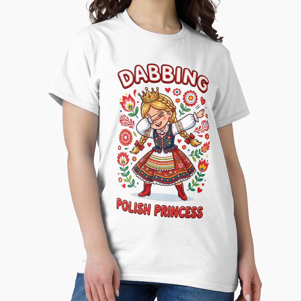 Dabbing Polish Princess Meme Polish Pride Folk Art Festival Outfit by NADIASHOP86