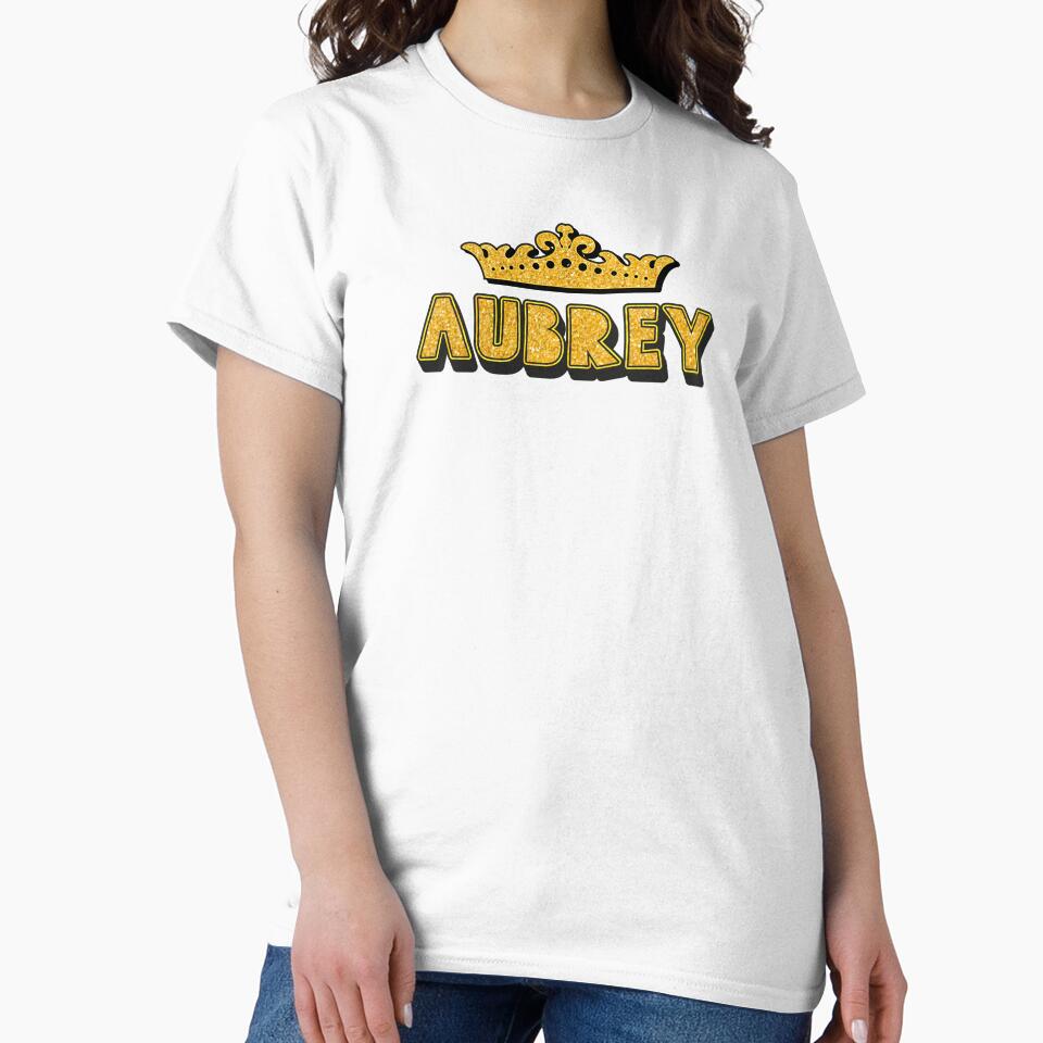 Aubrey Personalized Funny Custom Name Crown Design by Watsonarts