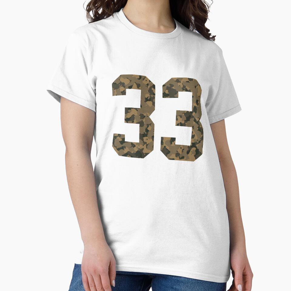 Army Camouflage Number 33 - Sports Numbers by NECHSTORE