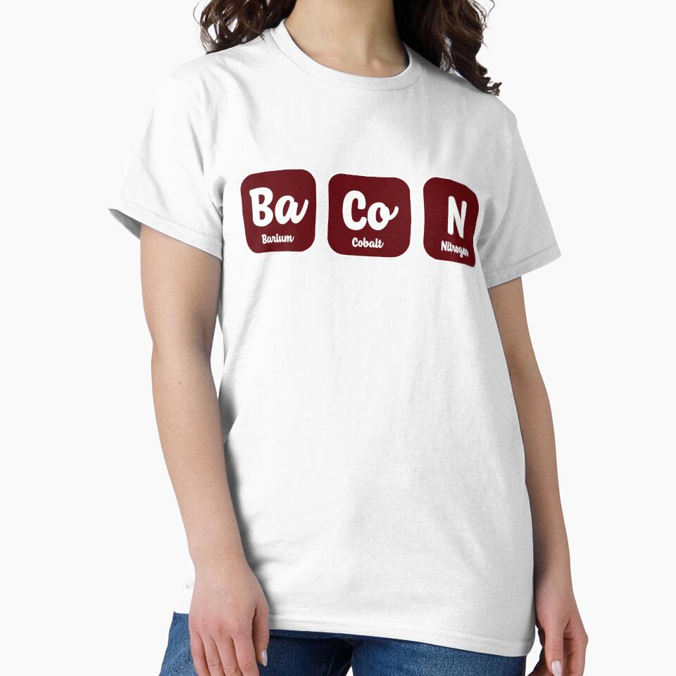 Bacon Chemistry Periodic Table Science by WarmlyGreetings
