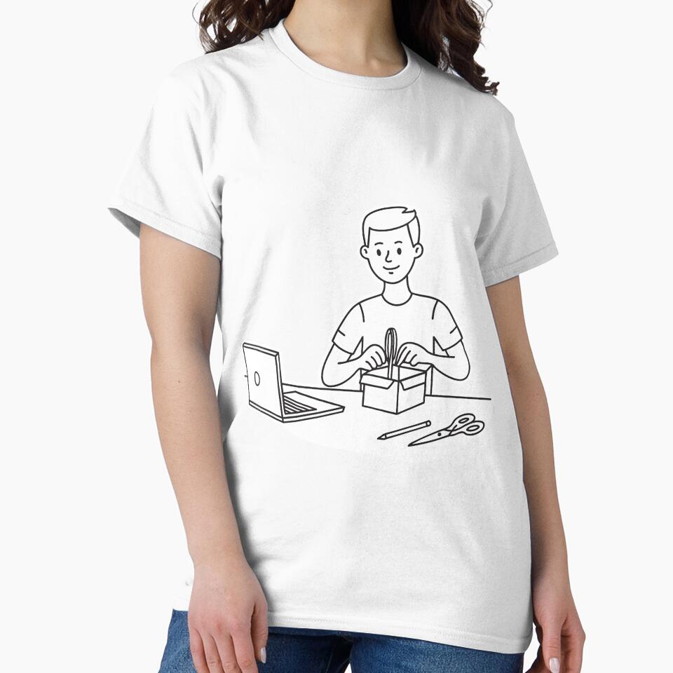 Person Unboxing Package Near Laptop by rasagamastore