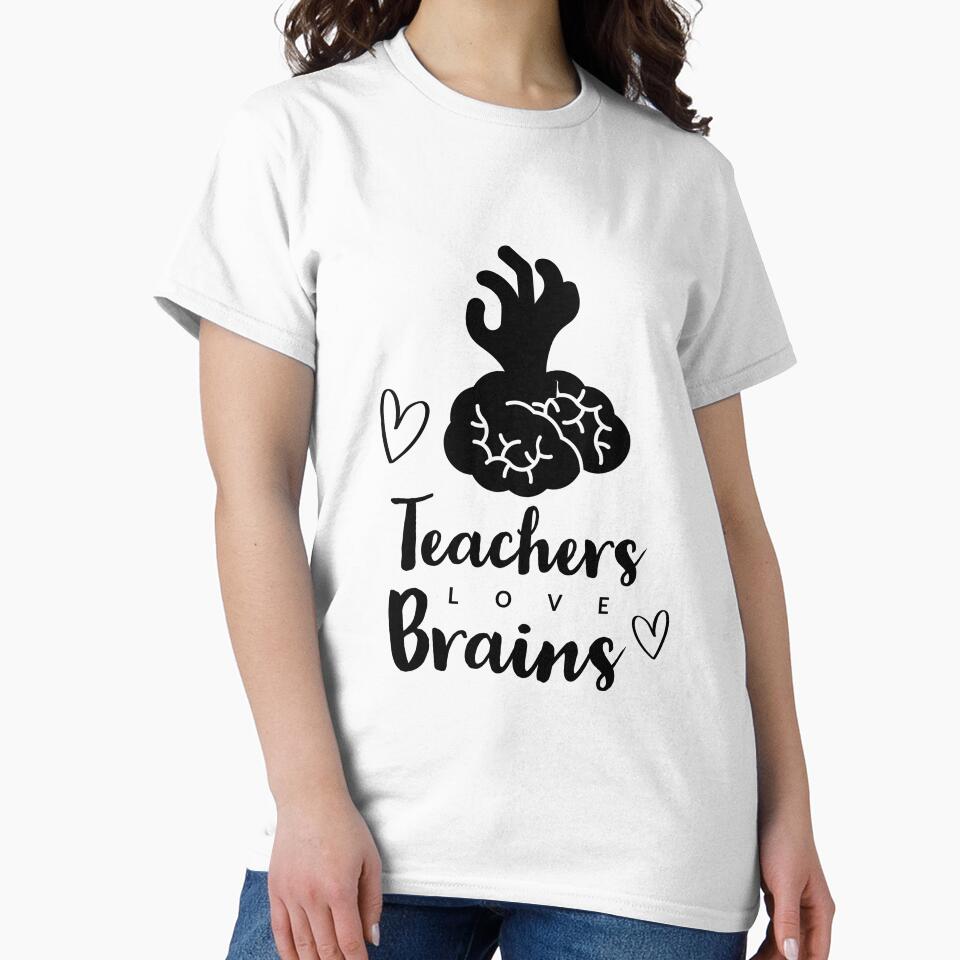 Halloween - teachers love brains - happy Halloween by Tropical Blood