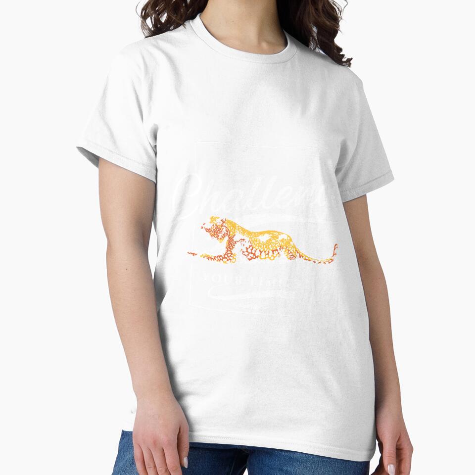 Challenge Your Limits Leopard | Motivational Empowering Exclusive Art by WorldWeCan