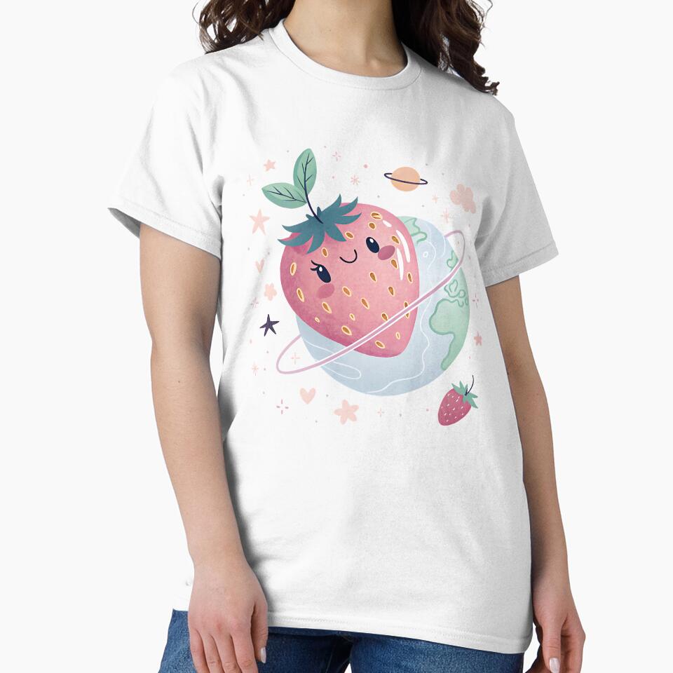 Strawberry Planet by Neural-canvas