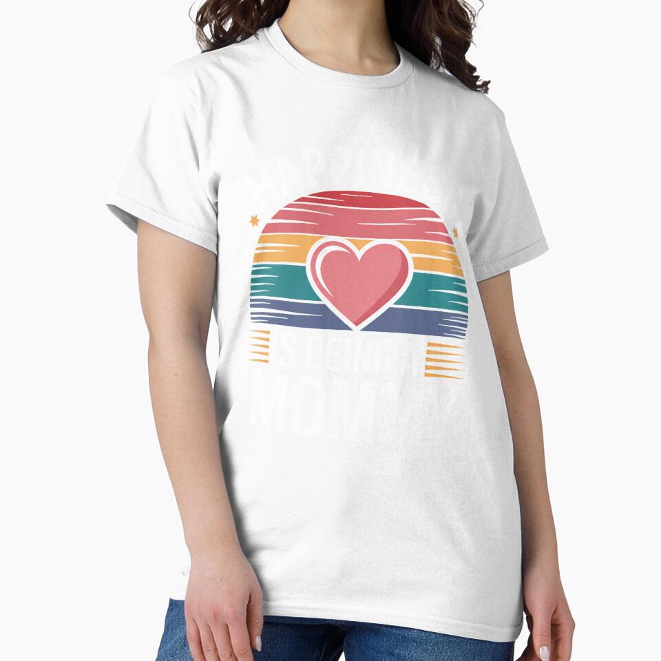 Happiness Is Being a Mommy Sweet Mommy Gift Mothers Day by Say It With Ink