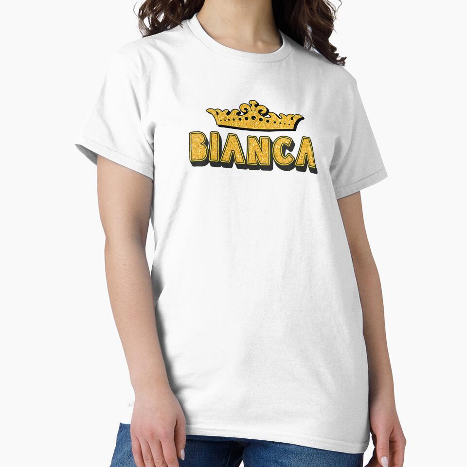 Bianca Personalized Funny Custom Name Crown Design by Watsonarts