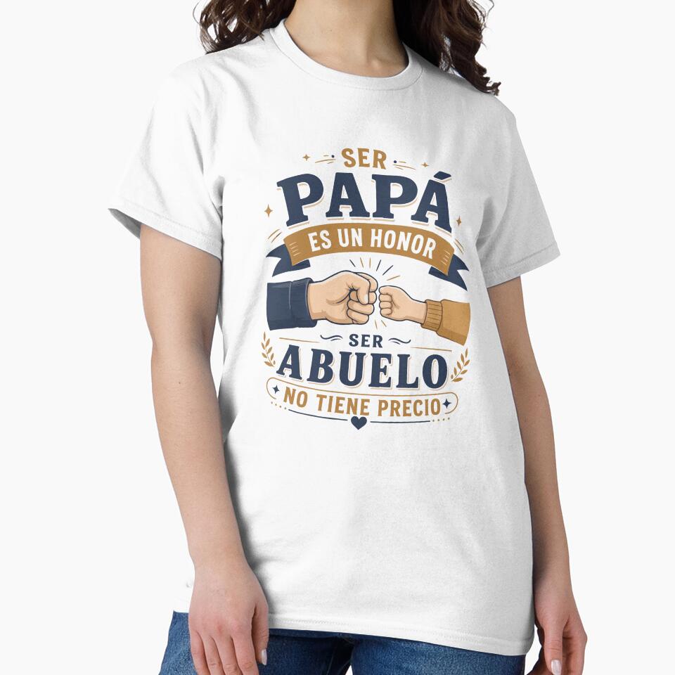 Ser Papá Es Un Honor – Premium Father's Day T-Shirt Design by ucpstudio