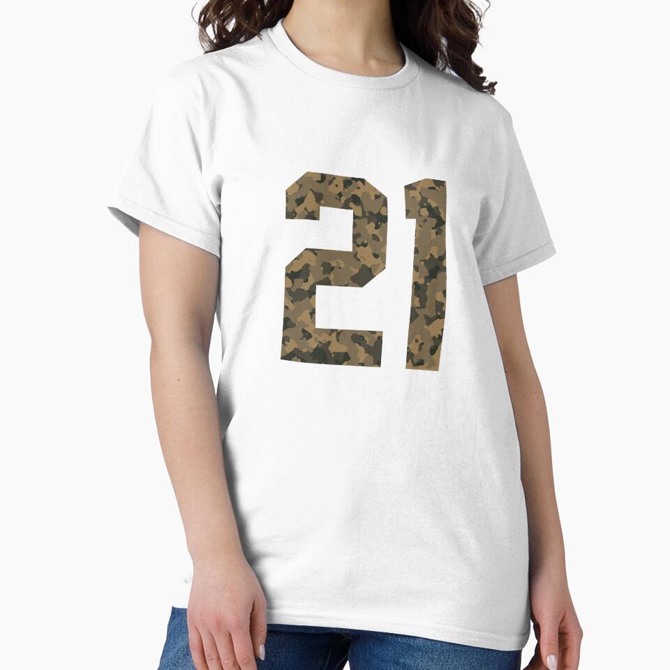 Army Camouflage Number 21 - Sports Numbers by NECHSTORE