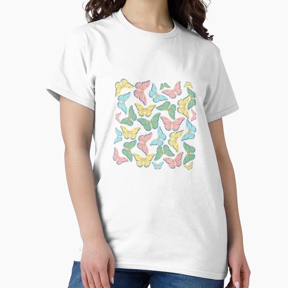 Spring Colorful Butterflies Pattern Design by TheGreekGuy