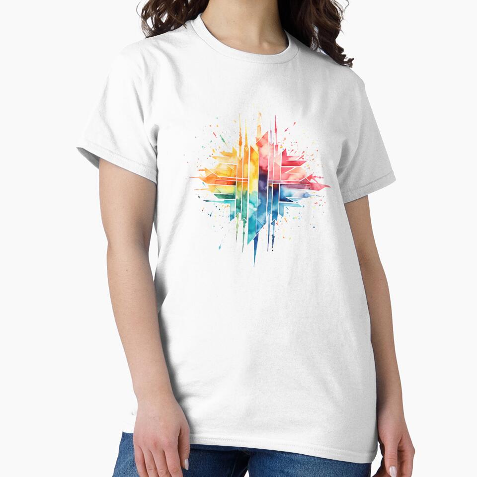 Colorful shape star by grebie