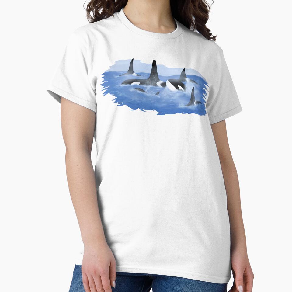 Orcas in The Ocean by Natural-Habitat