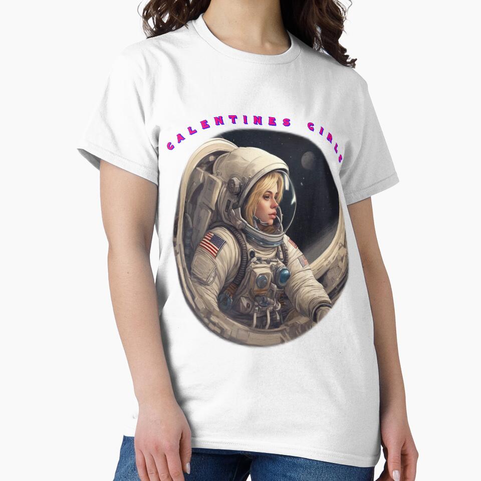 Galentines girls thoughtful spacewoman by sailorsam1805