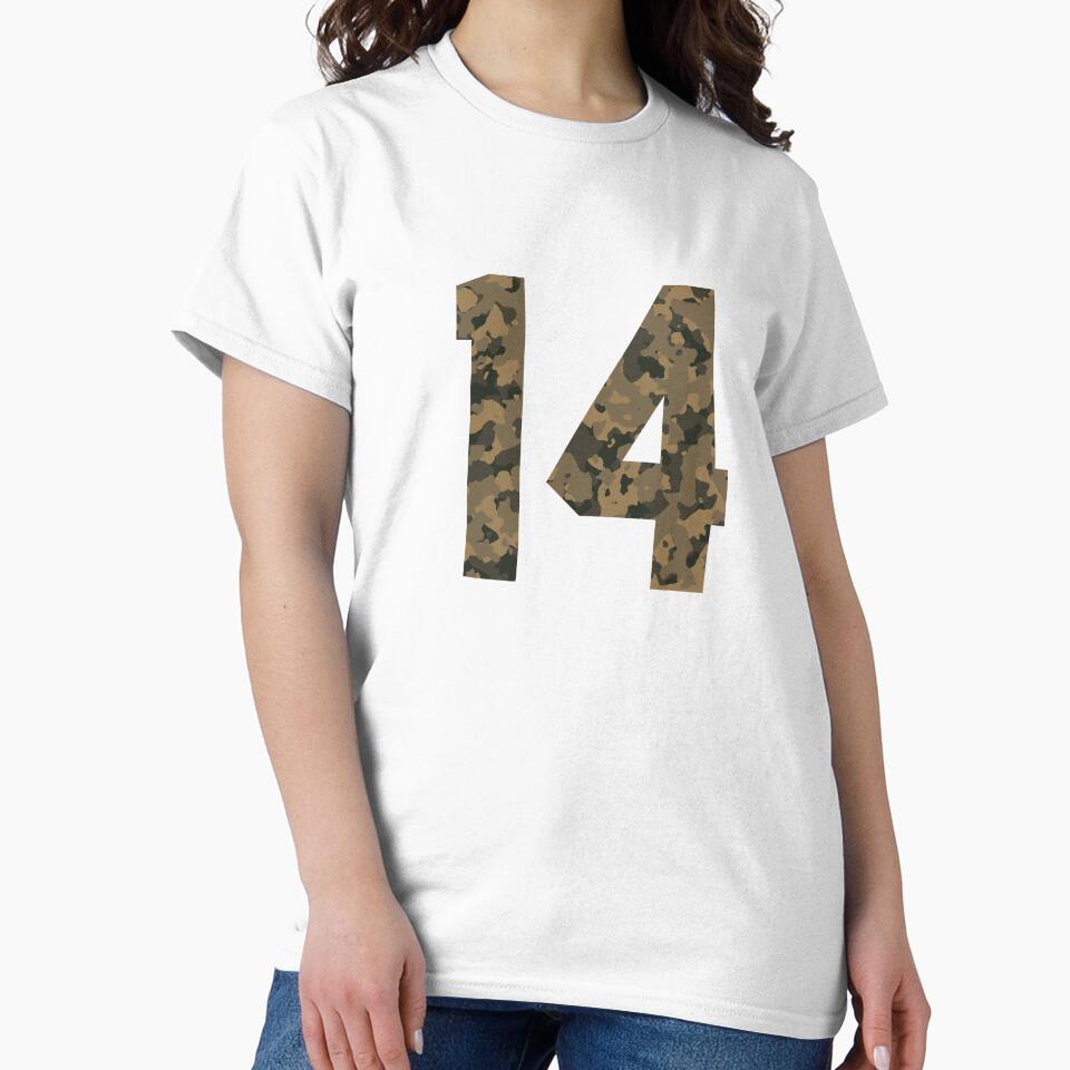 Army Camouflage Number 14 - Sports Numbers by NECHSTORE